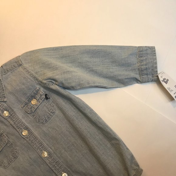 Oshkosh B'gosh button-front bodysuit size 24M - Picture 9 of 12